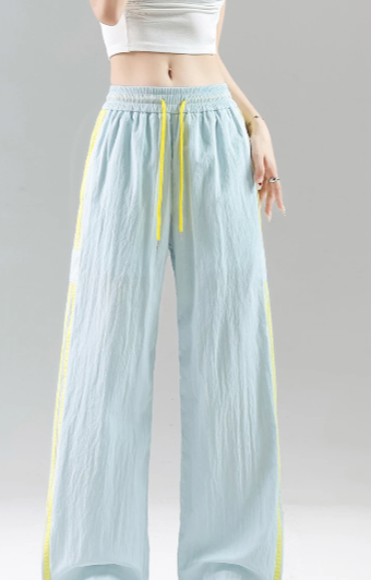 Side Stripe Straight Leg Pants